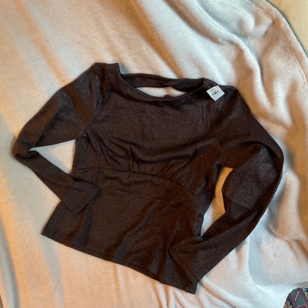 Banana Republic Lurex  Empire style top